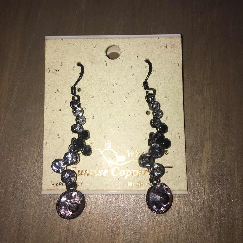 Long Fantasy Stone Earrings